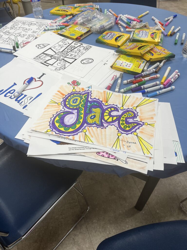 Coloring placemats
